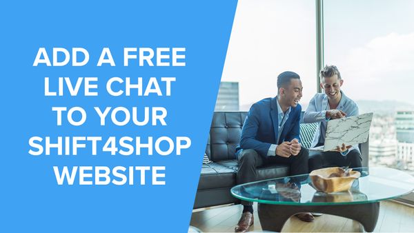 Add a live chat to your Shift4Shop website